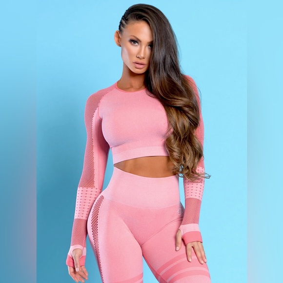 Bombshell Sportswear Pants - Bombshell Sportswear Elite Seamless Set — Pink
